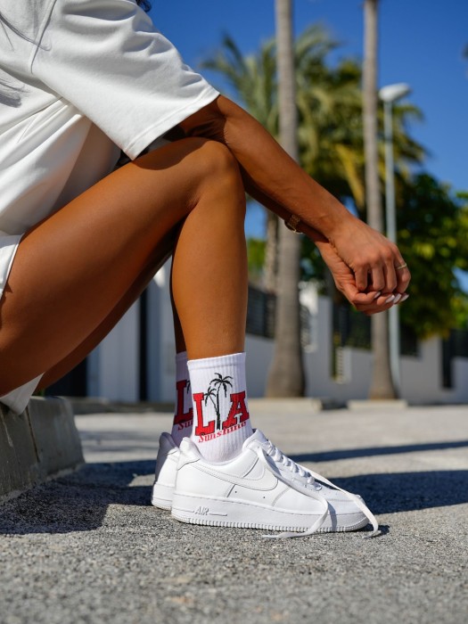 Women's 'LA Sunshine' pattern socks 0200.169