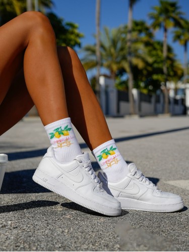 Women's 'LIMONCELLO' pattern socks 0200.152