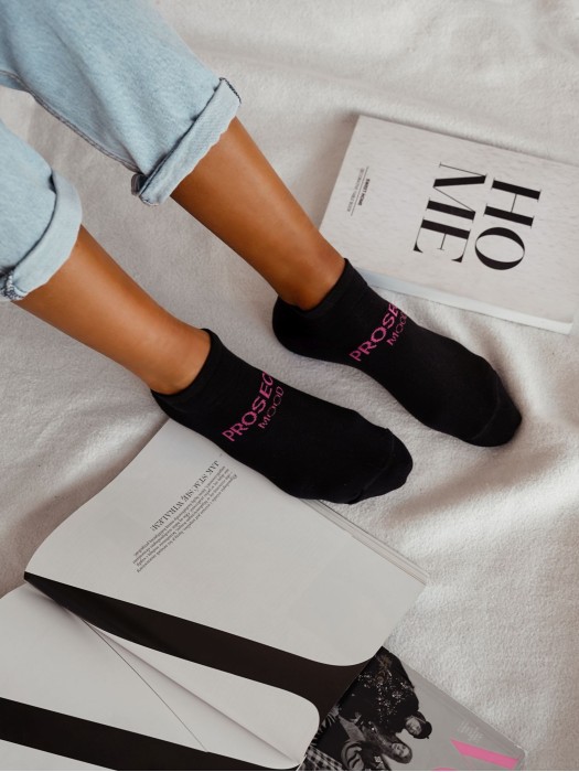 Women's PROSECCO MOOD pattern low ankle socks 1146.077