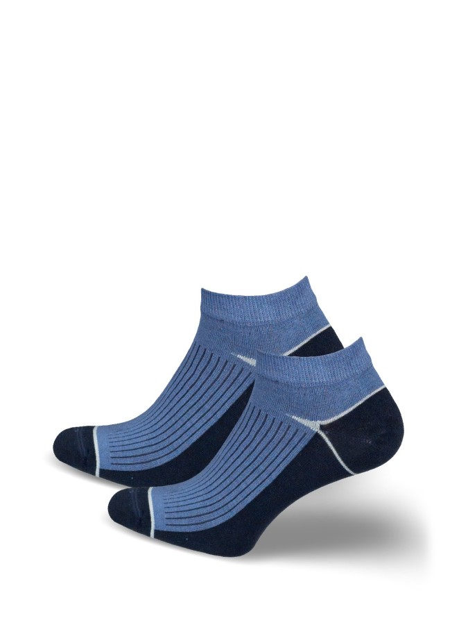 Men's model 006 pattern low ankle socks 006.0170