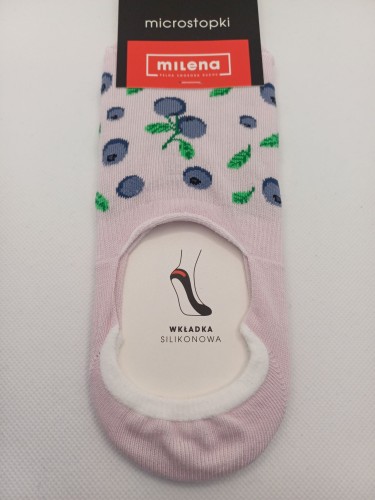 Cotton Berries pattern invisible socks 0576.027 2