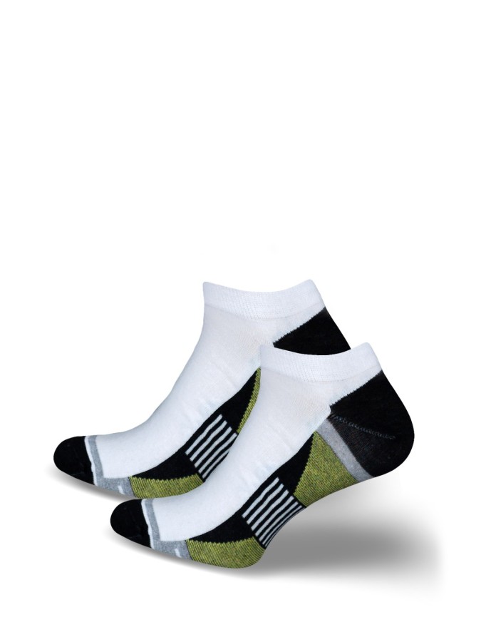 Men's model 024 pattern low ankle socks 0170.024