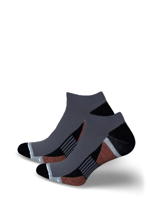 Men's model 024 pattern low ankle socks 0170.024