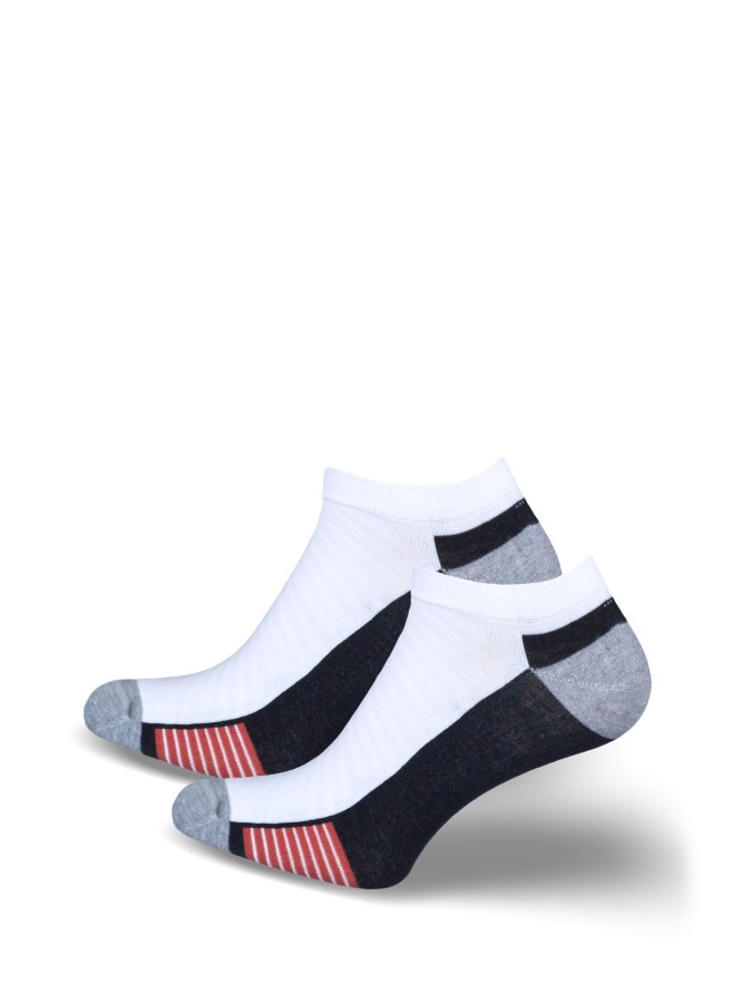 Men's model 026 pattern low ankle socks 0170.026