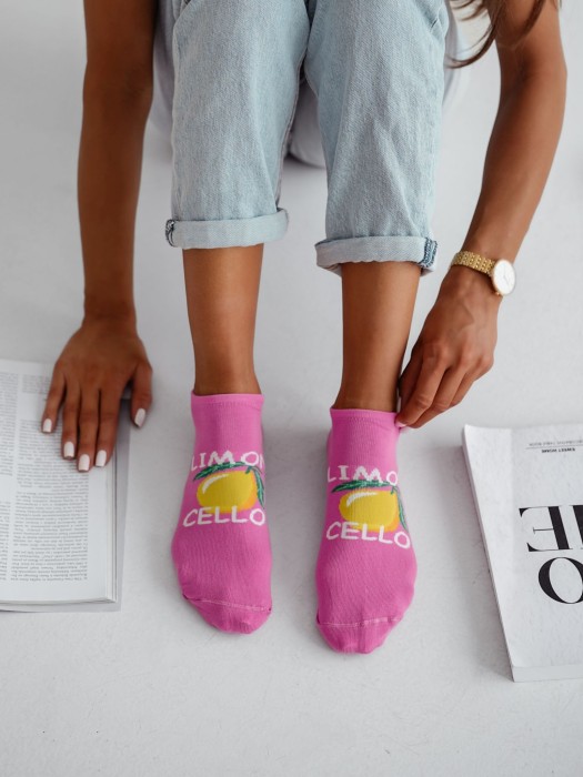 Women's LIMONCELLO pattern low ankle socks 1146.080