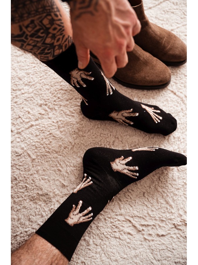 Men's Hand pattern socks 0125.031