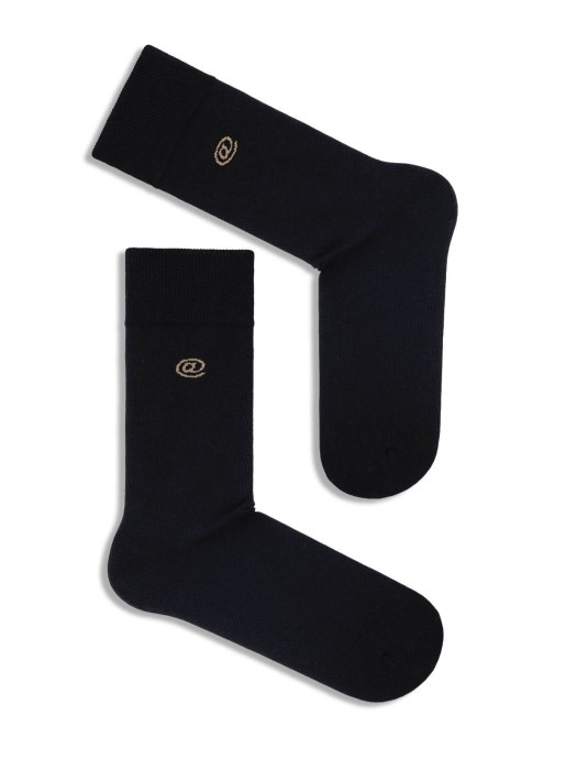 Men's cotton little pattern dress socks 0040.013