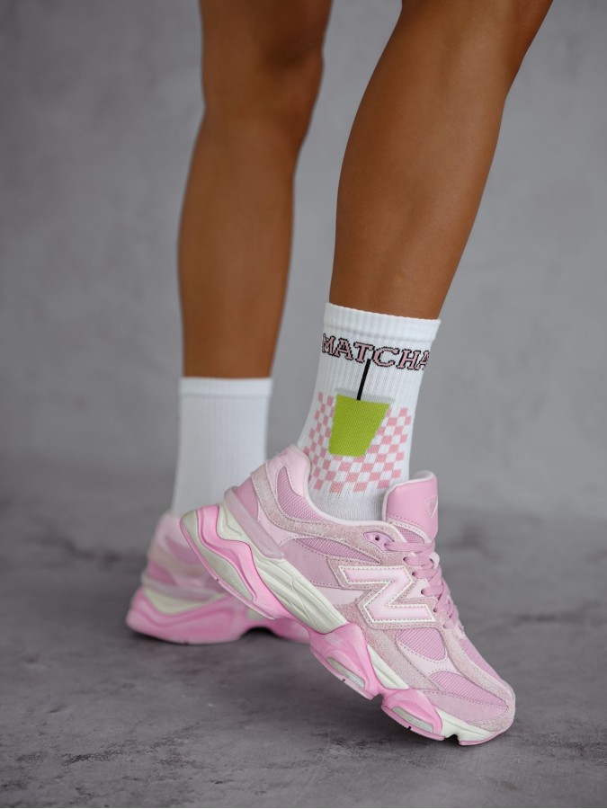 Women's 'MATCHA' pattern socks 0200.175