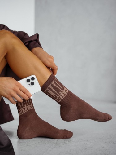 Women's 'CIAO BELLA' pattern socks 0200.174 2