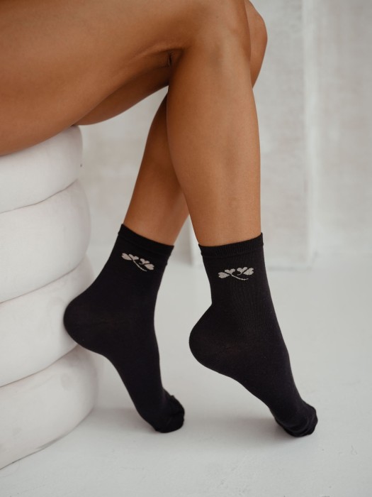 Women's socks with little lurex pattern 0200.178