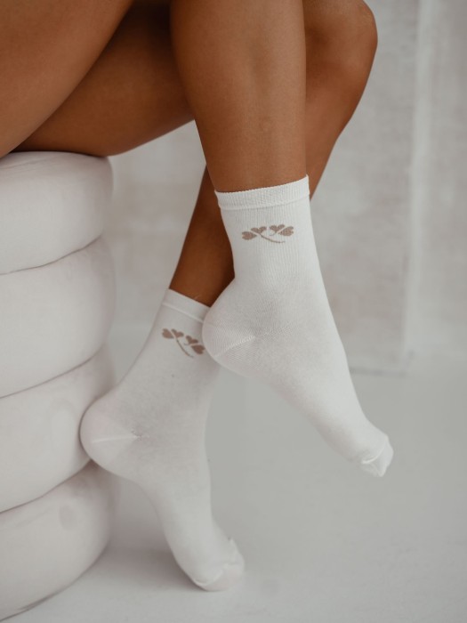 Women's socks with little lurex pattern 0200.178