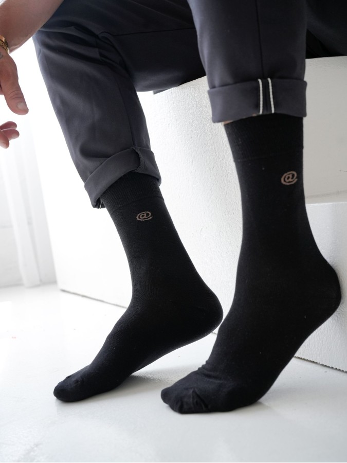 Men's cotton little pattern dress socks 0040.013