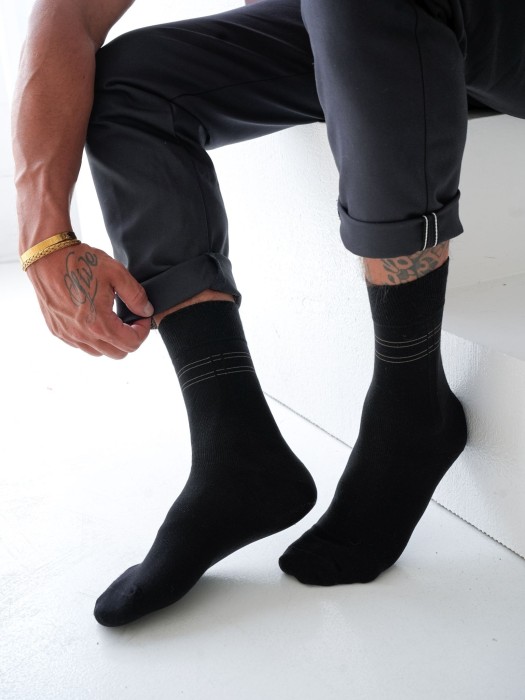 Men's cotton little pattern dress socks 0040.014