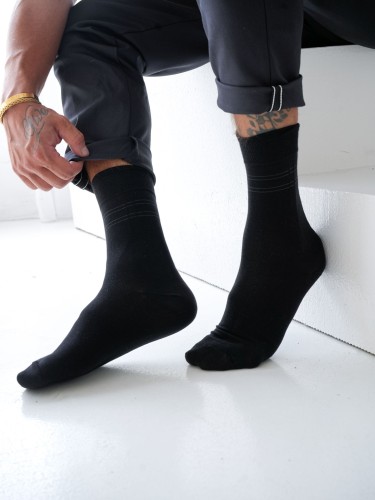 Men's cotton little pattern dress socks 0040.014 2