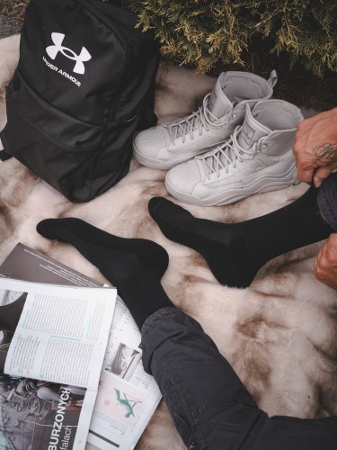 Men's Merino wool half-terry socks 1603