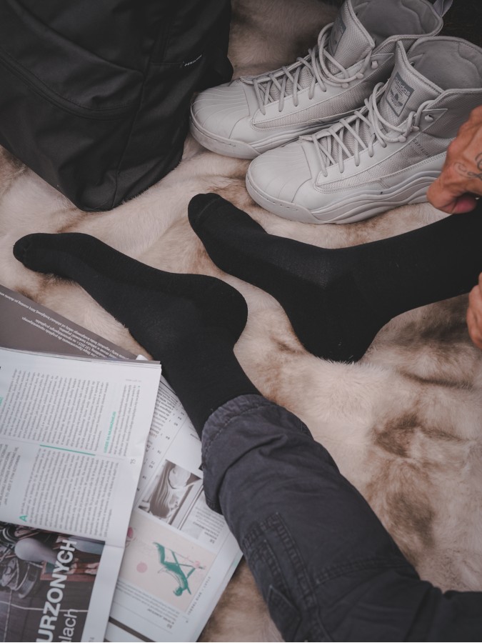 Men's Merino wool half-terry socks 1603