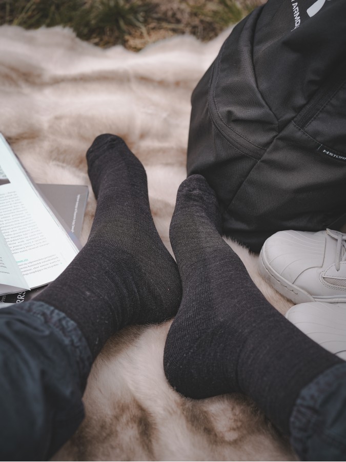 Skarpetki męskie półfrotte Wełna Merino 1603