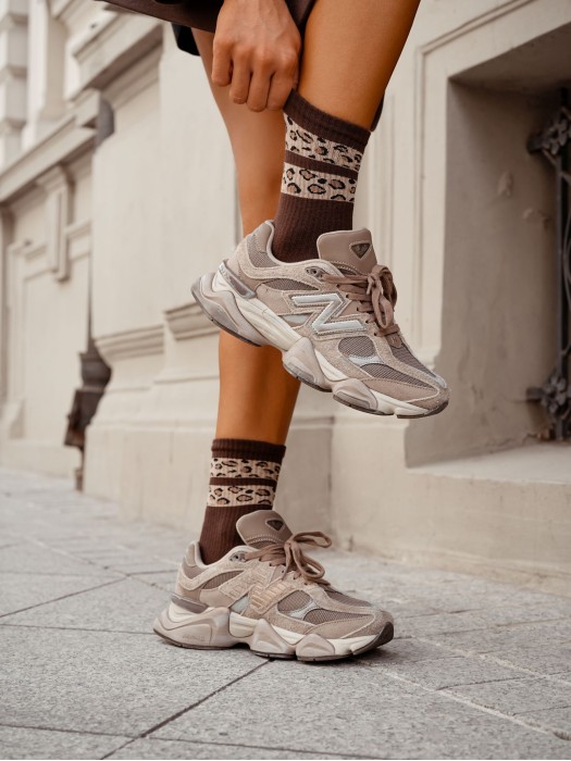 Women's Two mottled stripes pattern socks 0200.127