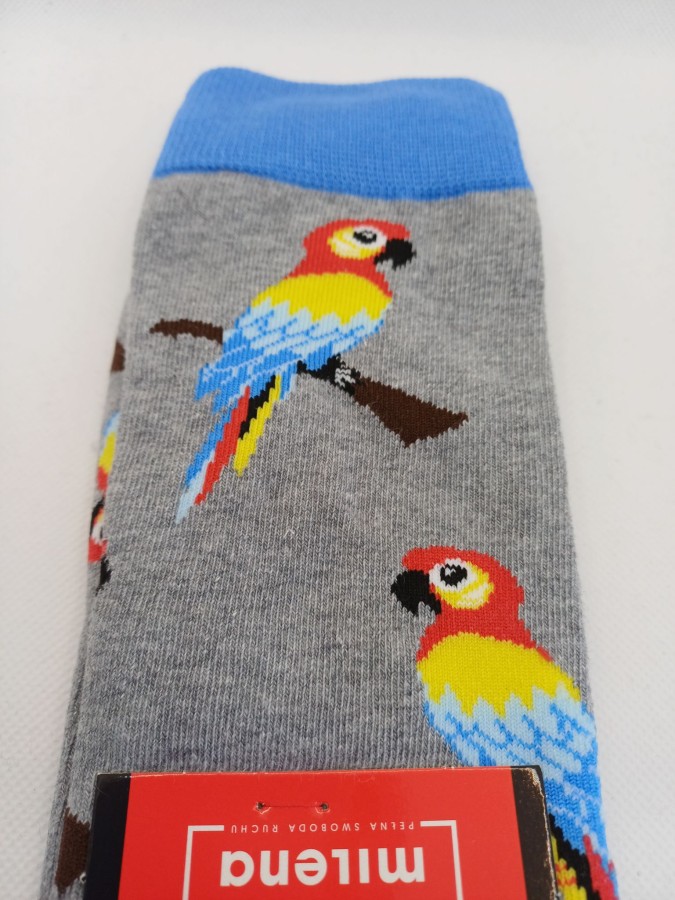 Men's Parrots pattern socks 0125.119