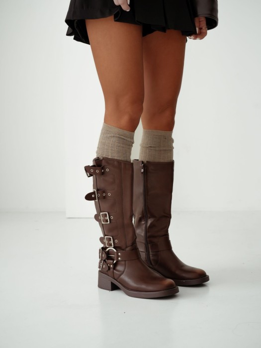 Podkolanówki z wełny MERINO 1627.001