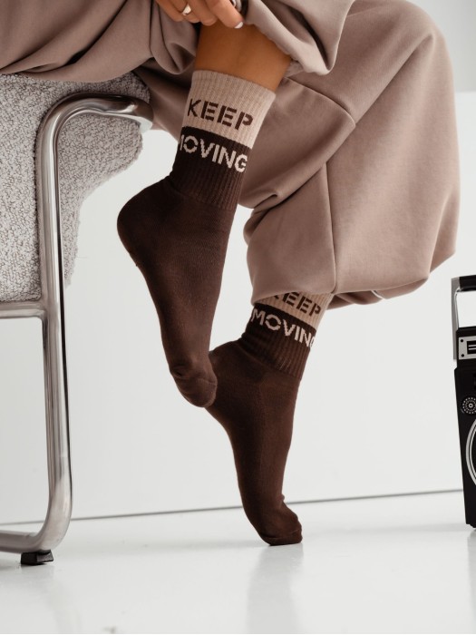 Skarpetki damskie półfrotte UNIQUE KEEP MOVING 0071.008