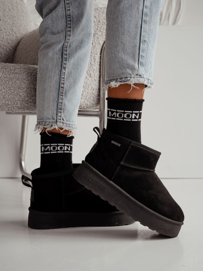 Women's MOON pattern Half-terry socks  0071.009...