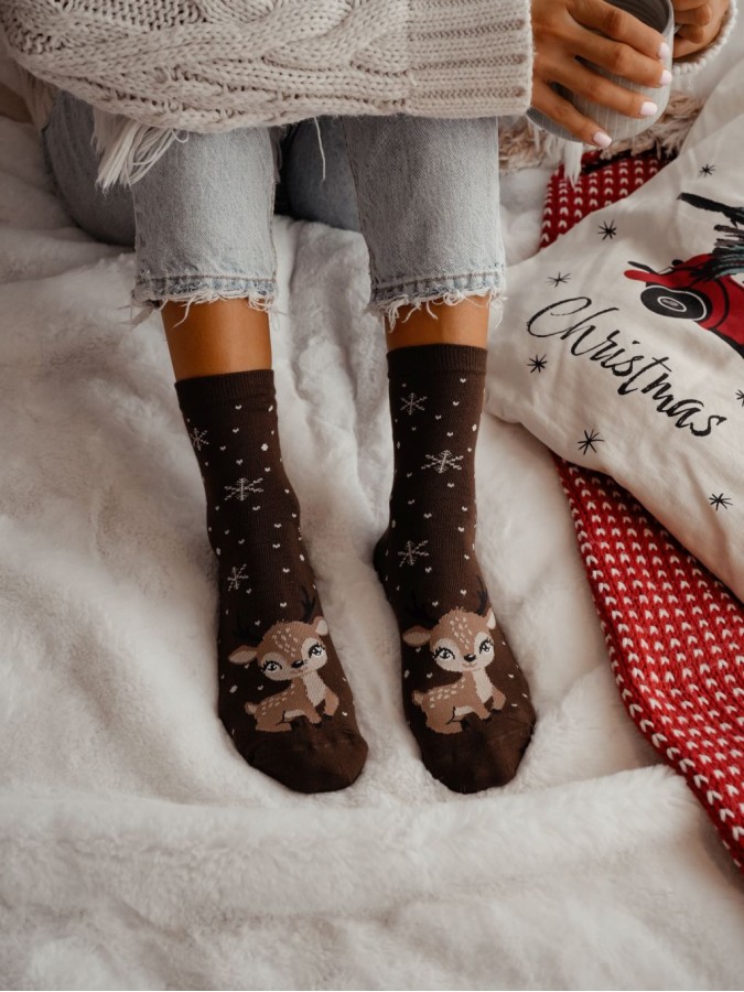 Women's Christmas Small Reindeer Lady pattern...