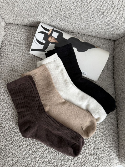 Skarpetki damskie Frotte w prążek 0118.015