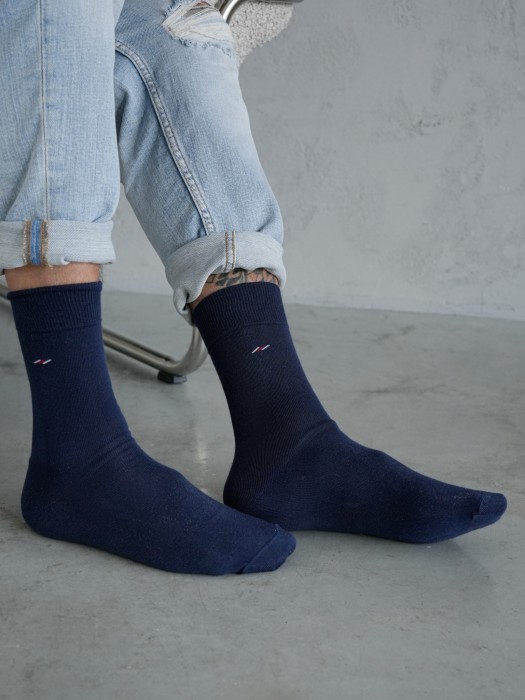 Men's cotton little pattern dress socks 0040.012