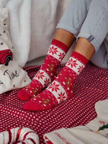 Women's Christmas Cookies pattern socks 1283.040 2