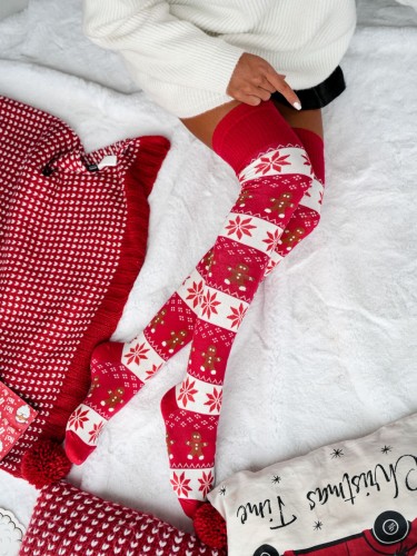 Christmas knee-high socks with cookies 1276.002 2