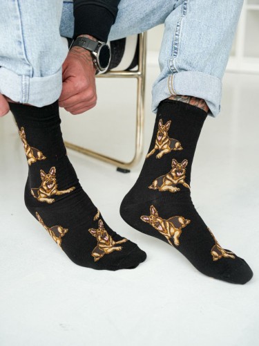 Men's socks German Shepherds 0125.131
