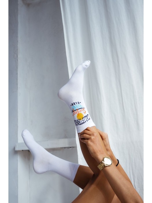 Women's California pattern socks 0200.014