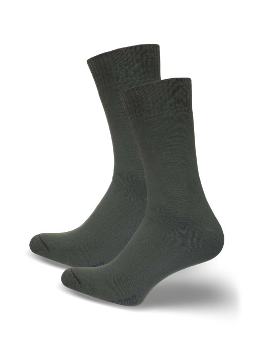 Men's THERMO-SILVER solid colour socks 0590