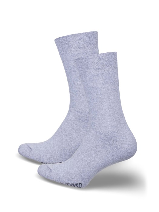 Men's THERMO-SILVER solid colour socks 0590