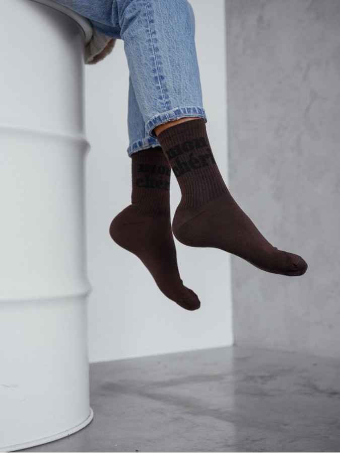 Women's 'Mon Chéri' pattern socks 0200.150