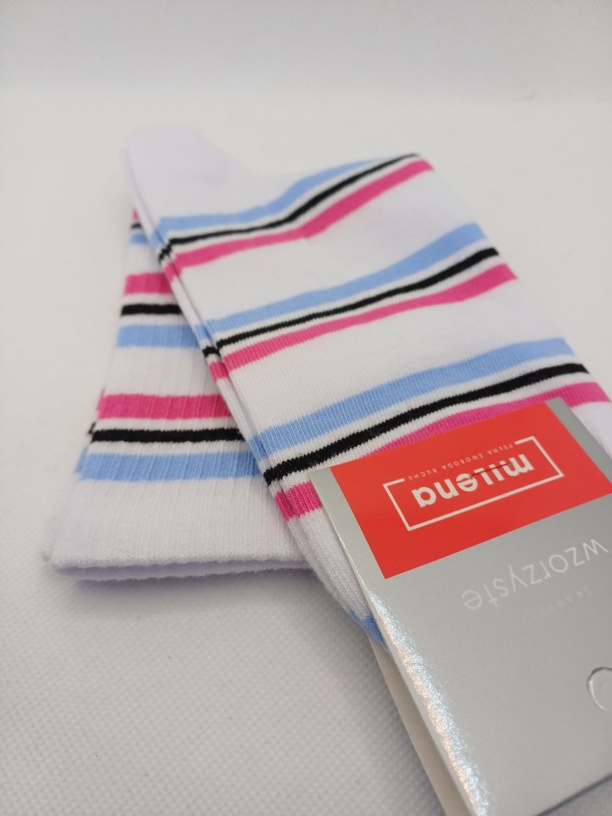Women's Stripes pattern socks 0200.114