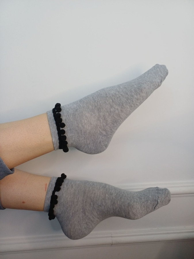 Women's socks with bubbles 1078.001