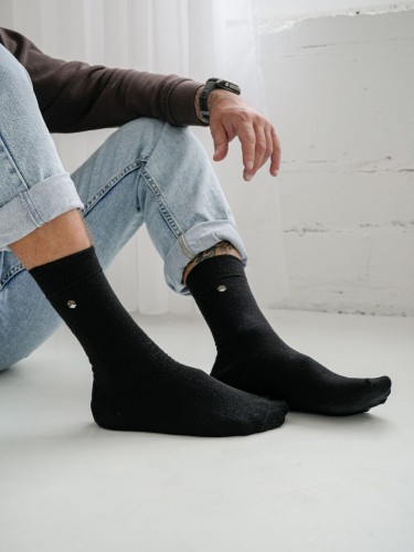 Men's cotton little pattern dress socks 0040.015