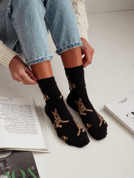 Women's German shepherd socks 0200.203