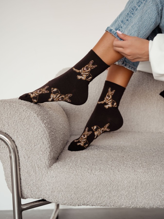 Women's German shepherd socks 0200.203