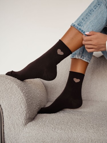 Women's socks Heart 0200.204