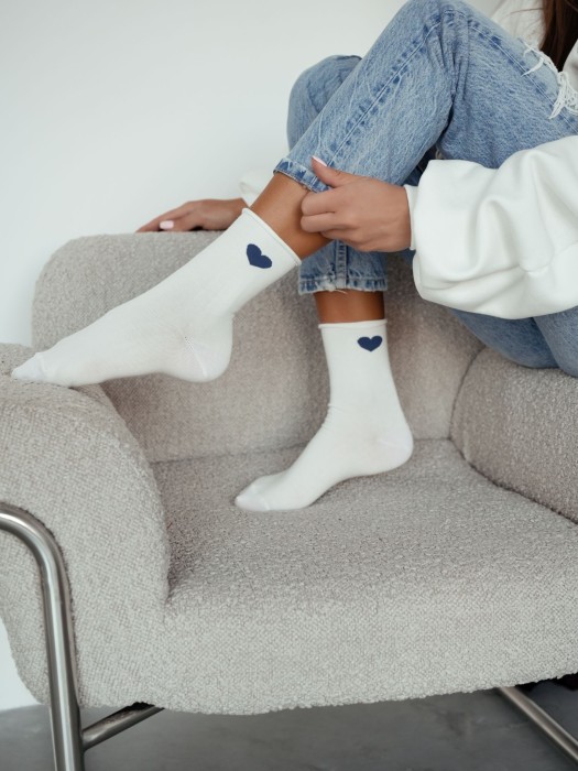 Women's socks Heart 0200.204