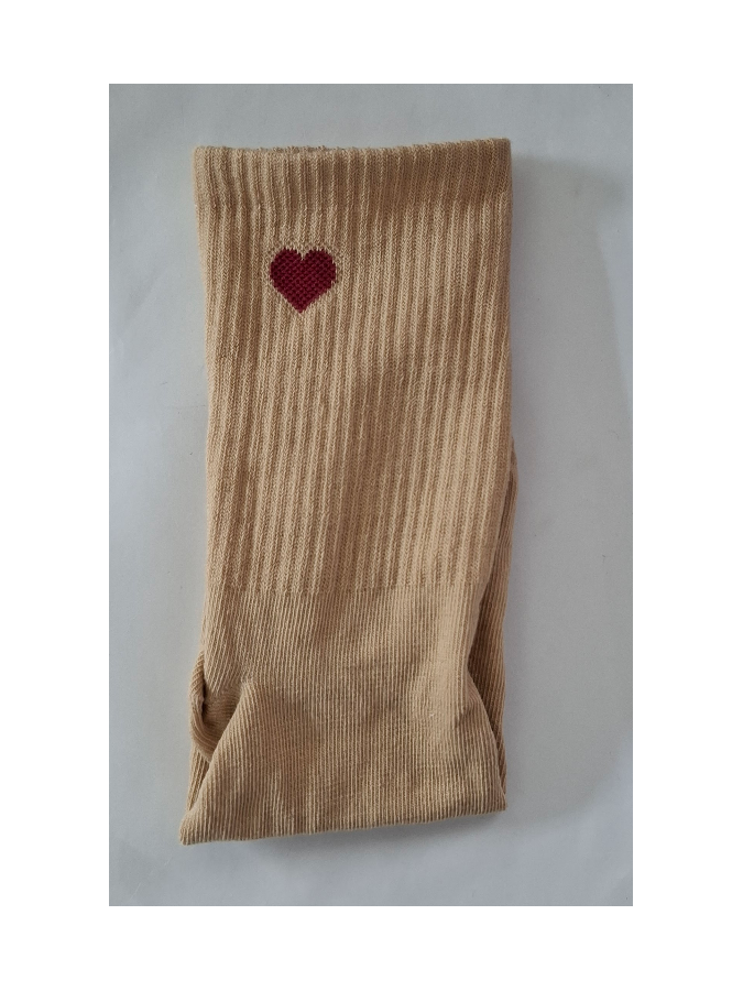 Women's Little Heart pattern socks 0200.145