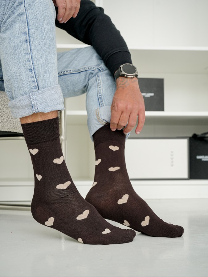 Men's socks Hearts 0125.134