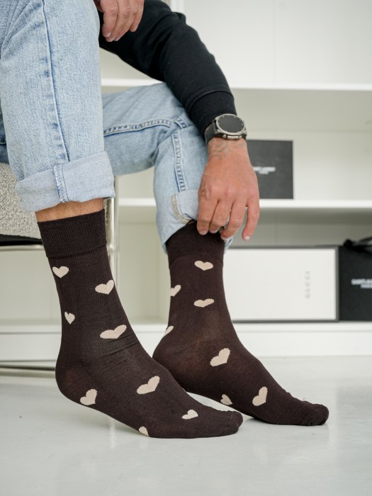 Men's socks Hearts 0125.134