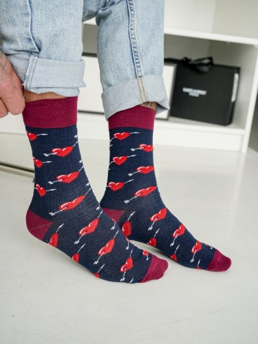 Men's socks Hearts & Arrows 0125.136 2