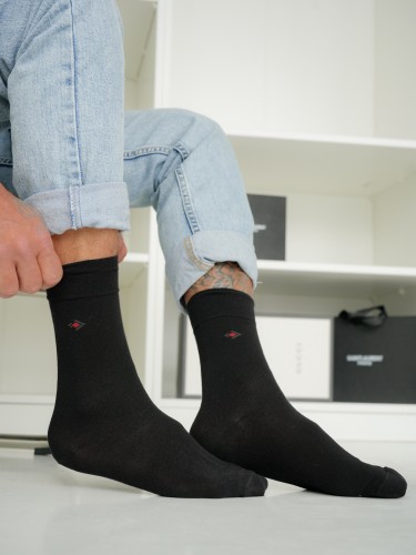 Men's cotton little pattern dress socks 0040.017
