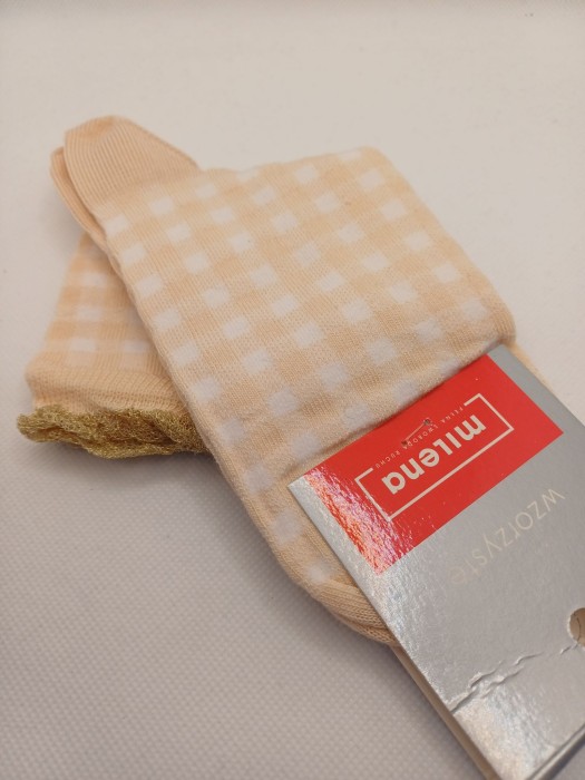 Women's checkered socks 0200.213