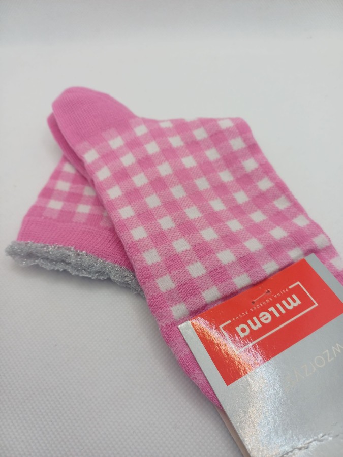 Women's checkered socks 0200.213